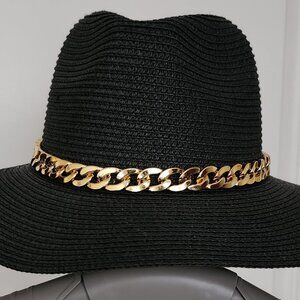 Black Straw Hat